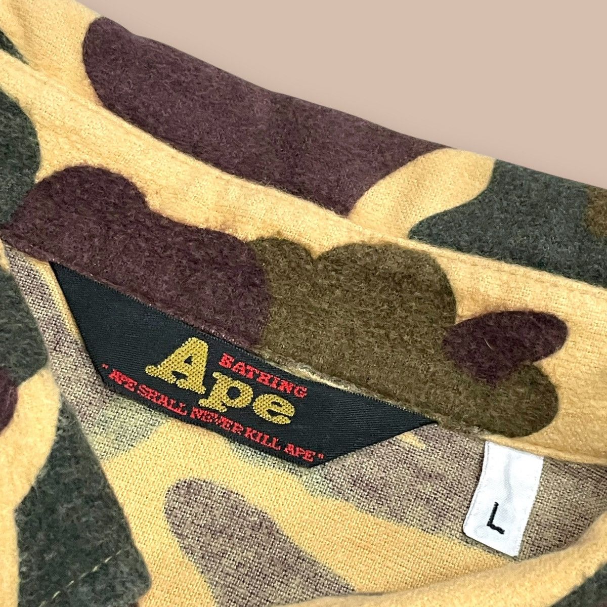 Bape OG90s Bape 1st Camo L/S Button-up Shirt Size US L / EU 52-54 / 3 - 18 Thumbnail