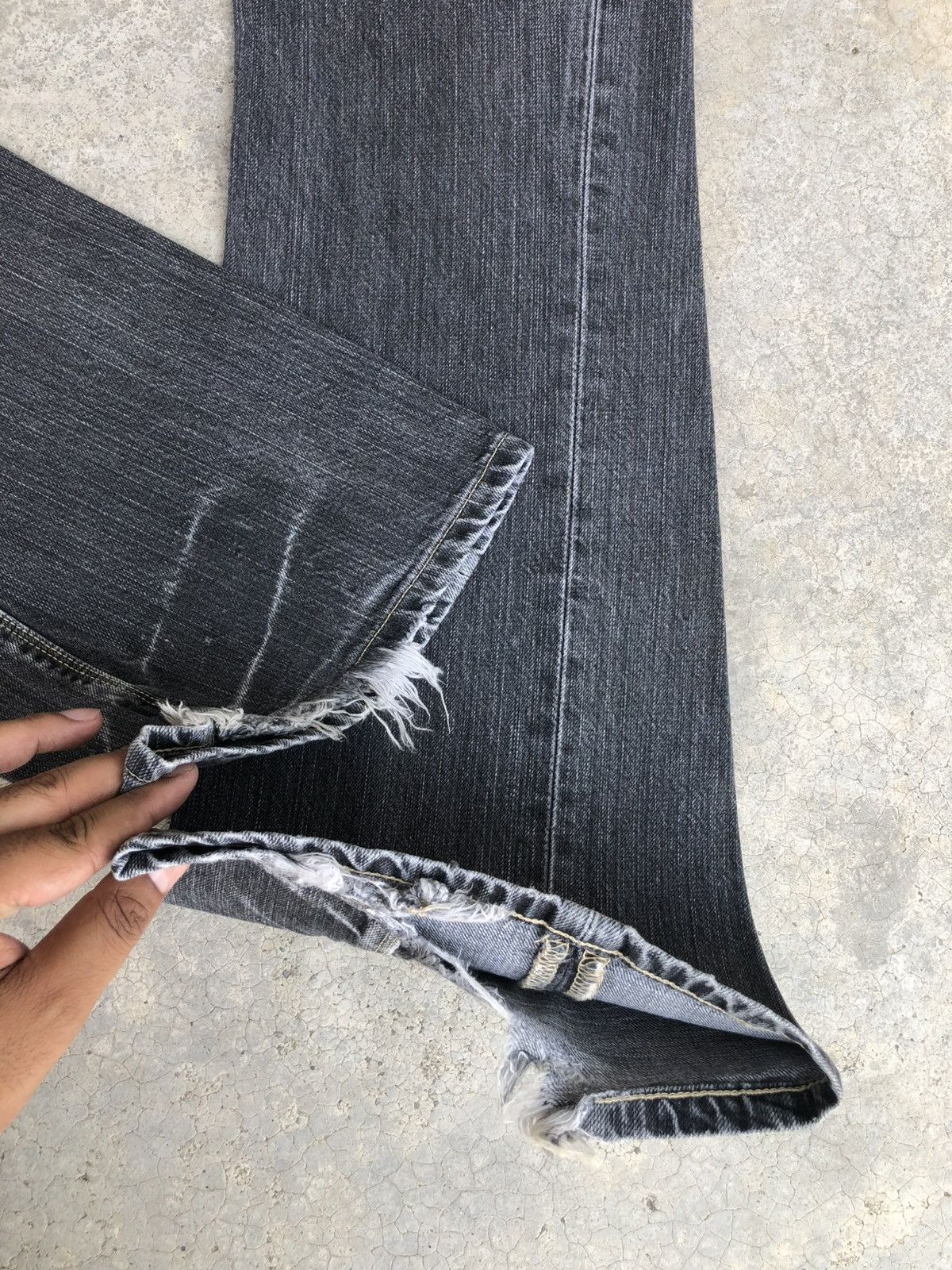 If Six Was Nine Y2k Levi’s Engineered Flared Jeans Distressed Bootcut Size US 34 / EU 50 - 17 Thumbnail