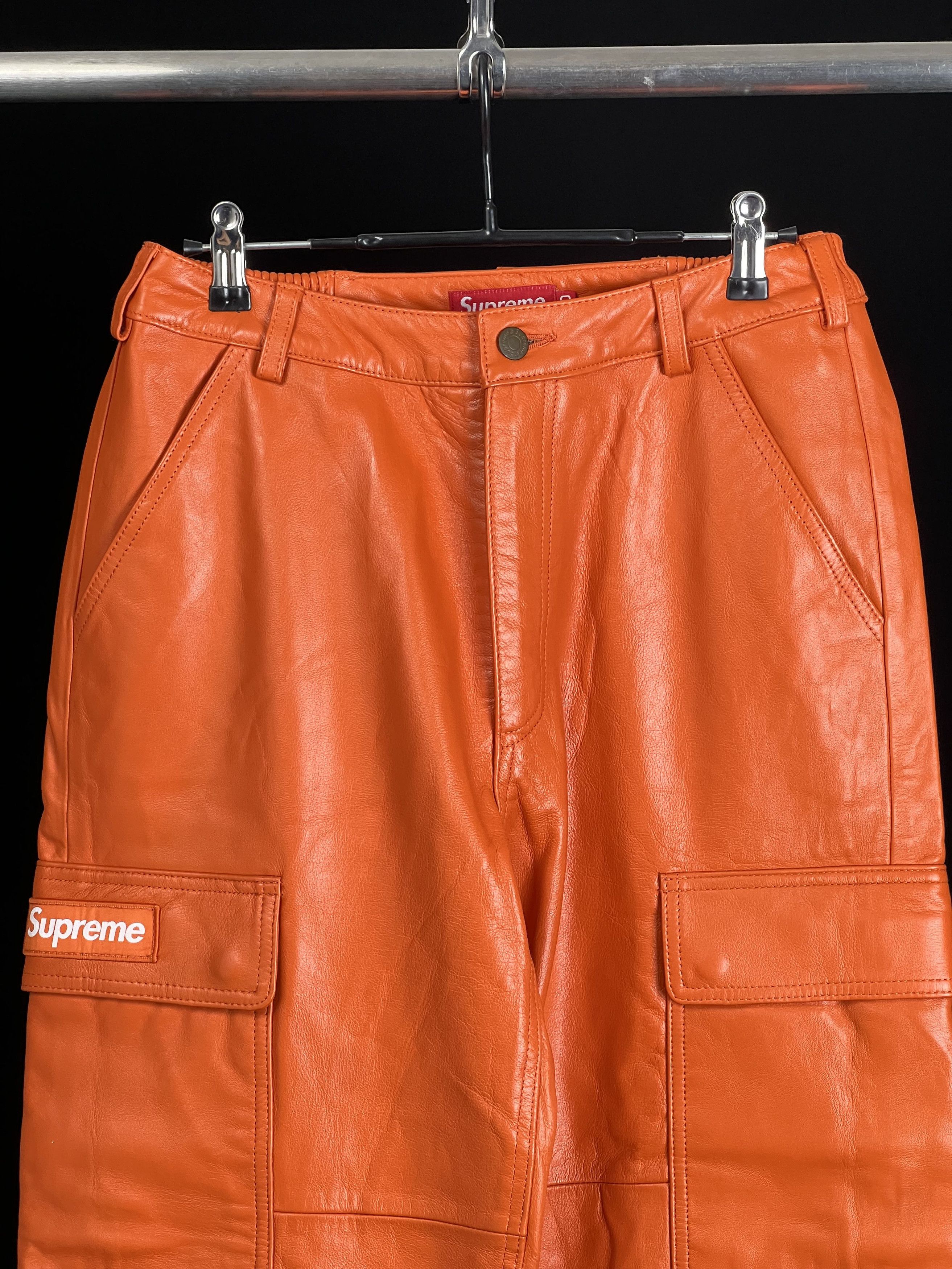 Supreme Brand New LEATHER CARGO PANT FW18 Size US 30 / EU 46 - 2 Thumbnail