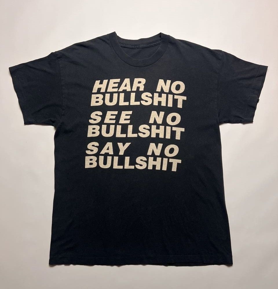 Band Tees × Rap Tees × Vintage 1993 CREDIT TO THE NATION HEAR NO BULLSHIT Size US XL / EU 56 / 4 - 3 Thumbnail