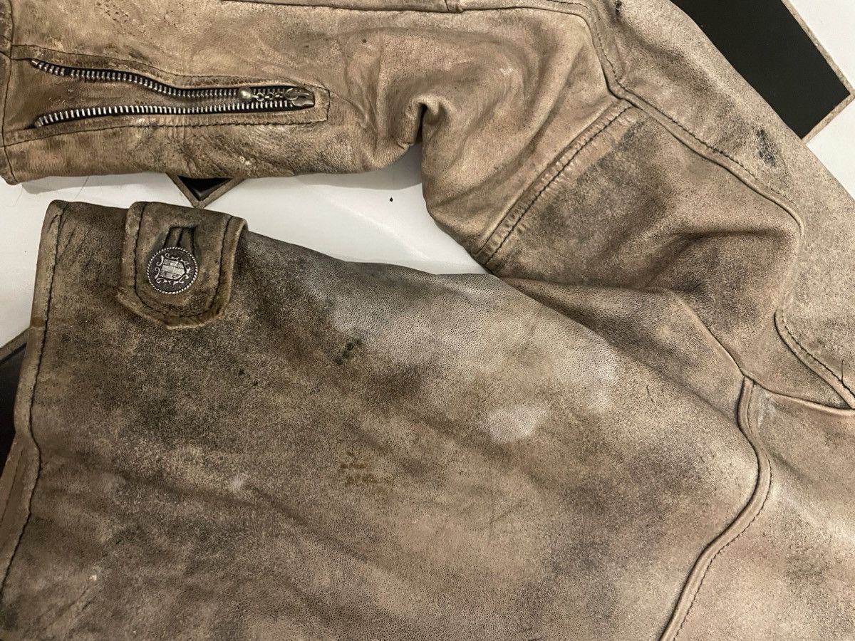 Vintage Vintage A.M.I. London Perfecto Leather Jacket – Rare Piece Size US XL / EU 56 / 4 - 8 Thumbnail