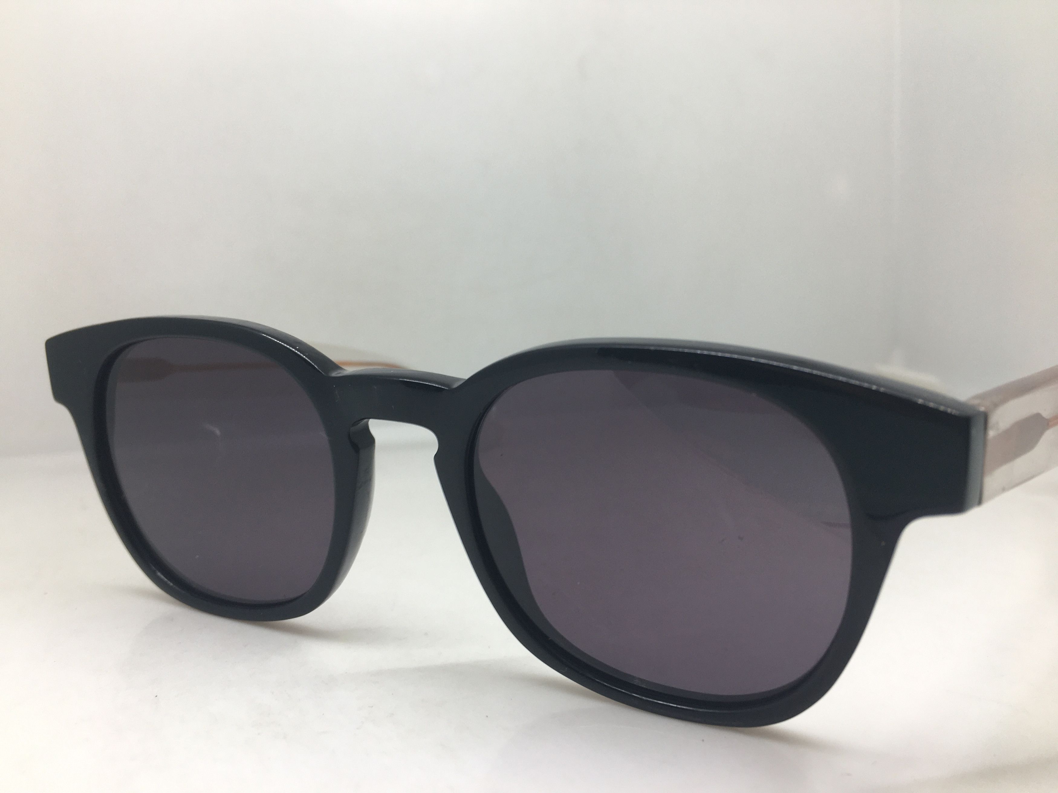 Other Handmade Black Acetate Retro Sunglasses Frame Key Hole Size ONE SIZE - 3 Thumbnail