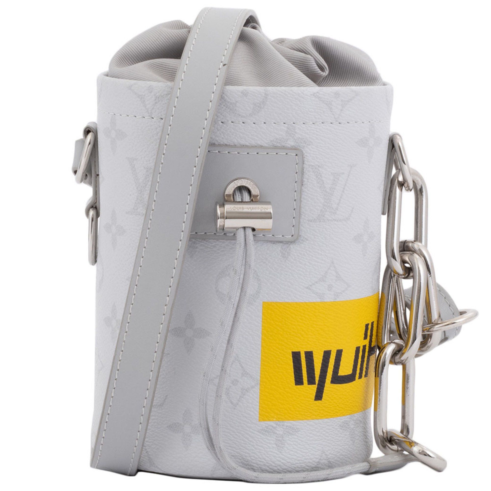 Louis Vuitton Louis Vuitton Chalk Nano Bag Shoulder M44631 White Monogram Light Gray Men's LOUIS VUITTON Size ONE SIZE - 1 Thumbnail