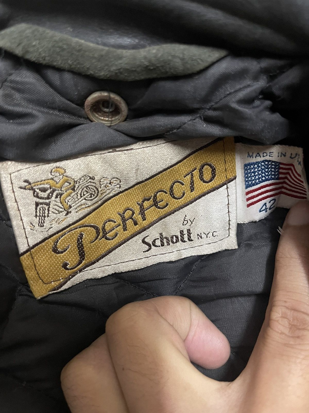Schott × Vintage 💥NEED GONE⚡️Schott PERFECTO Leather Biker Distressed Size US S / EU 44-46 / 1 - 4 Thumbnail