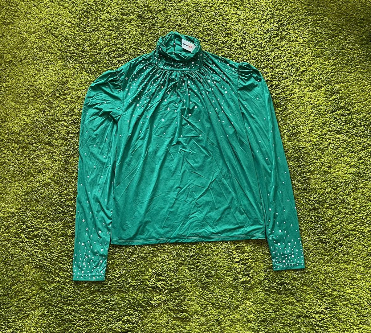 Designer × Paco Rabanne Paco Rabanne x H&M limited all around rhinestones blouse Size XL / US 12-14 / IT 48-50 - 1 Thumbnail