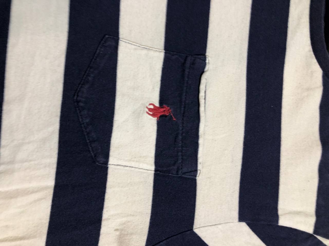 Polo Ralph Lauren Polo Ralph Lauren Classic Fit Striped Pocket Tee Size US L / EU 52-54 / 3 - 4 Thumbnail