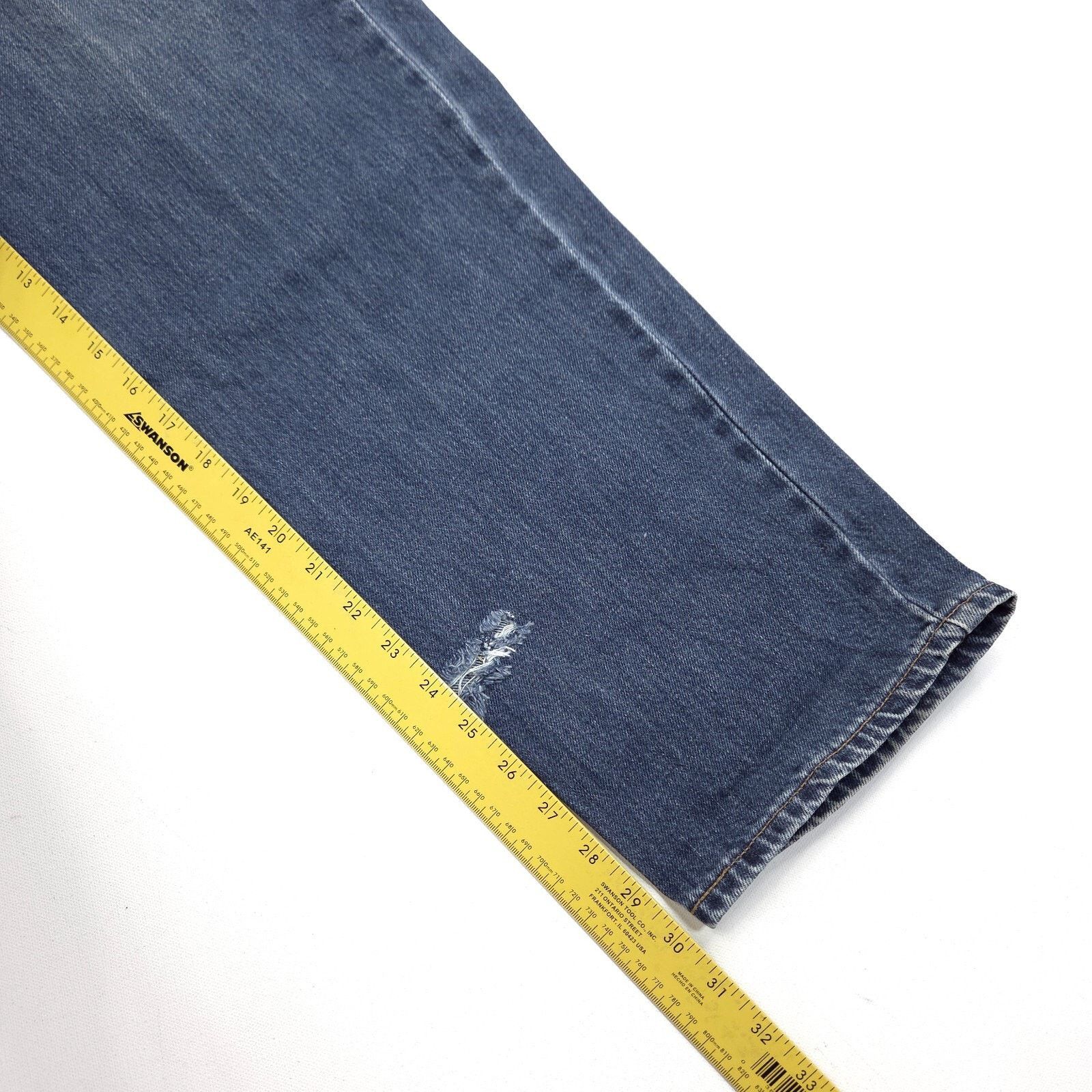 Levi's Levis 550 Jeans Mens 36x30 Relaxed Fit Vintage USA Made Size US 35 - 8 Thumbnail