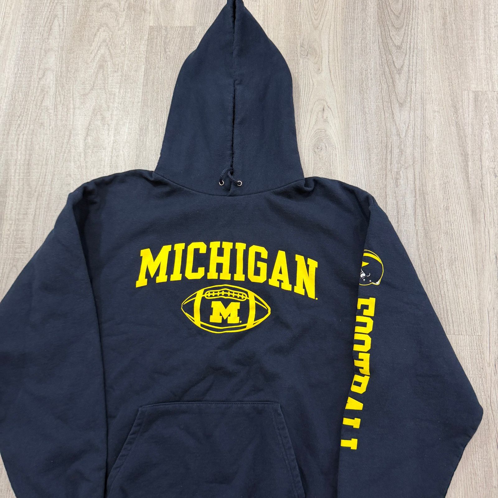 Champion Champion Michigan Wolverines Hoodie Men's Extra Large Blue Size US XL / EU 56 / 4 - 2 Thumbnail