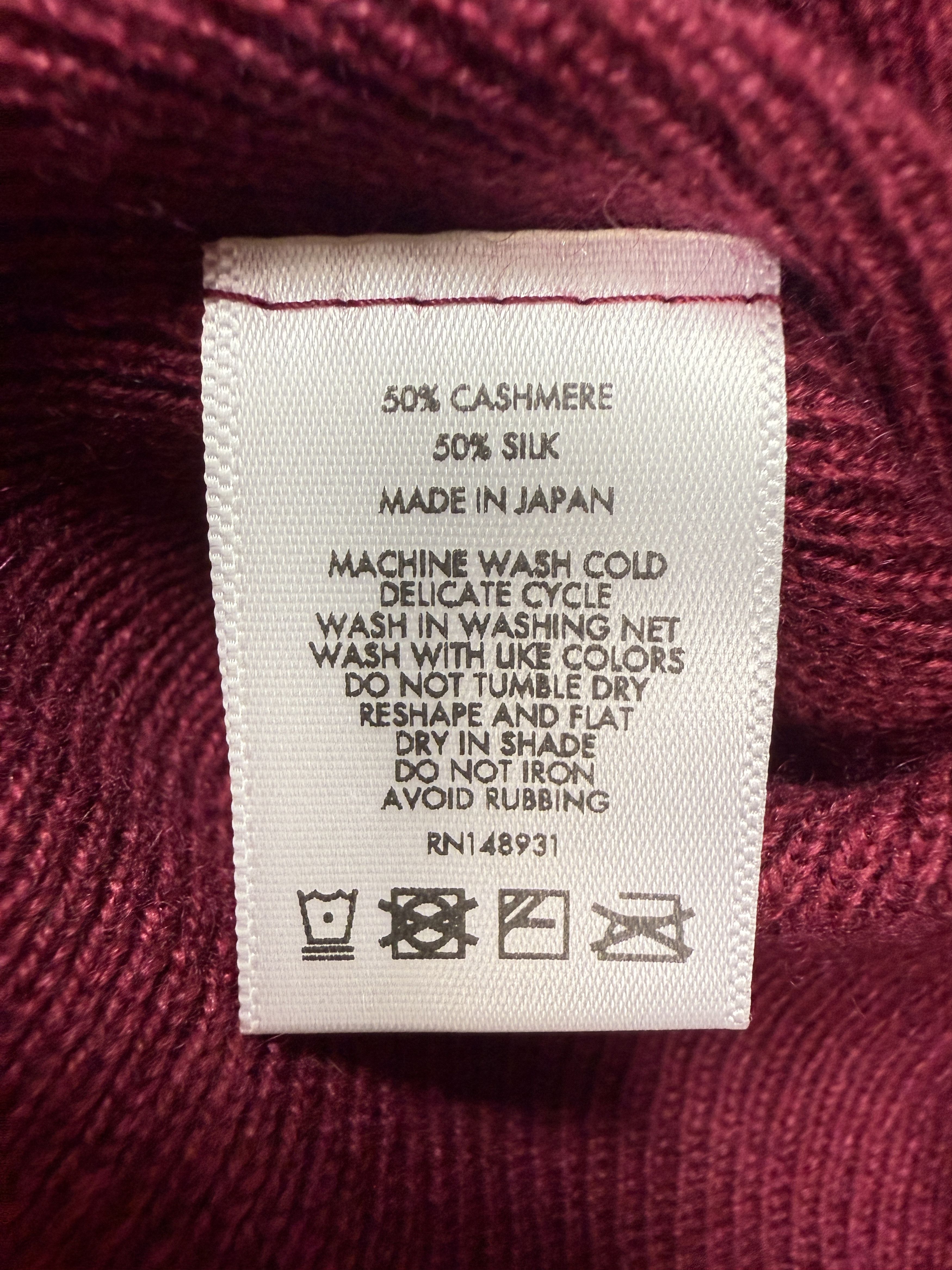 The Elder Statesman $395 The Elder Statesman Delicash Merlot Tank Top Size S / US 4 / IT 40 - 7 Thumbnail