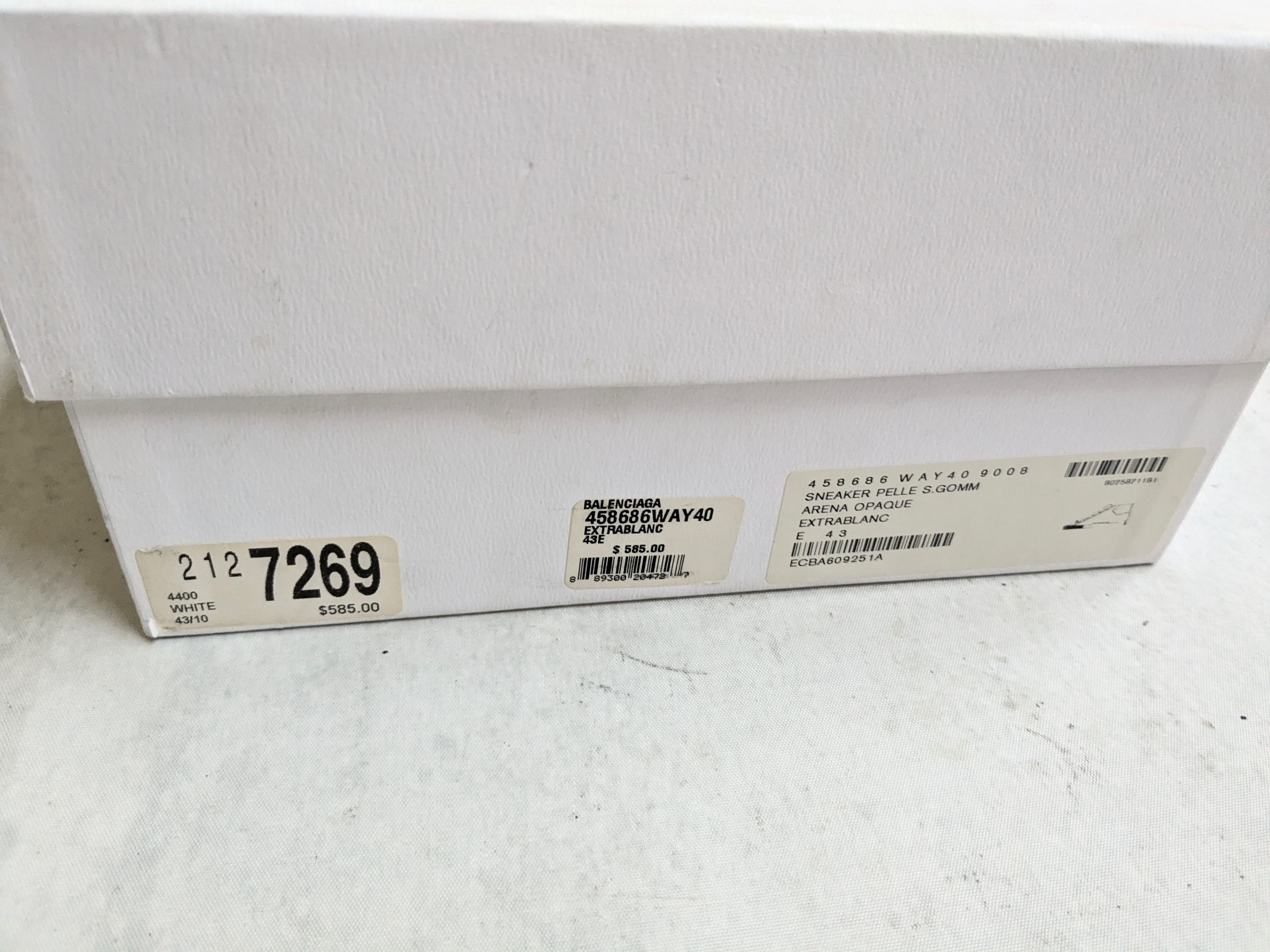 Balenciaga Balenciaga Arena Sneakers White 11 High Tops Leather Size US 11 / EU 44 - 16 Thumbnail