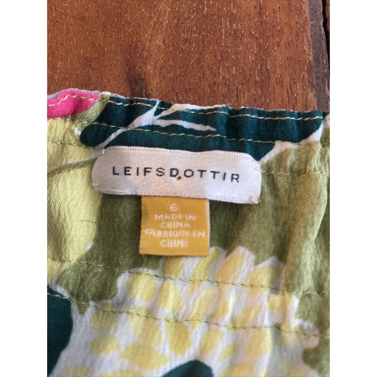 Anthropologie Leifsdottir Anthropologie Floral Patchwork Silk Blouse 6 Size M / US 6-8 / IT 42-44 - 7 Thumbnail