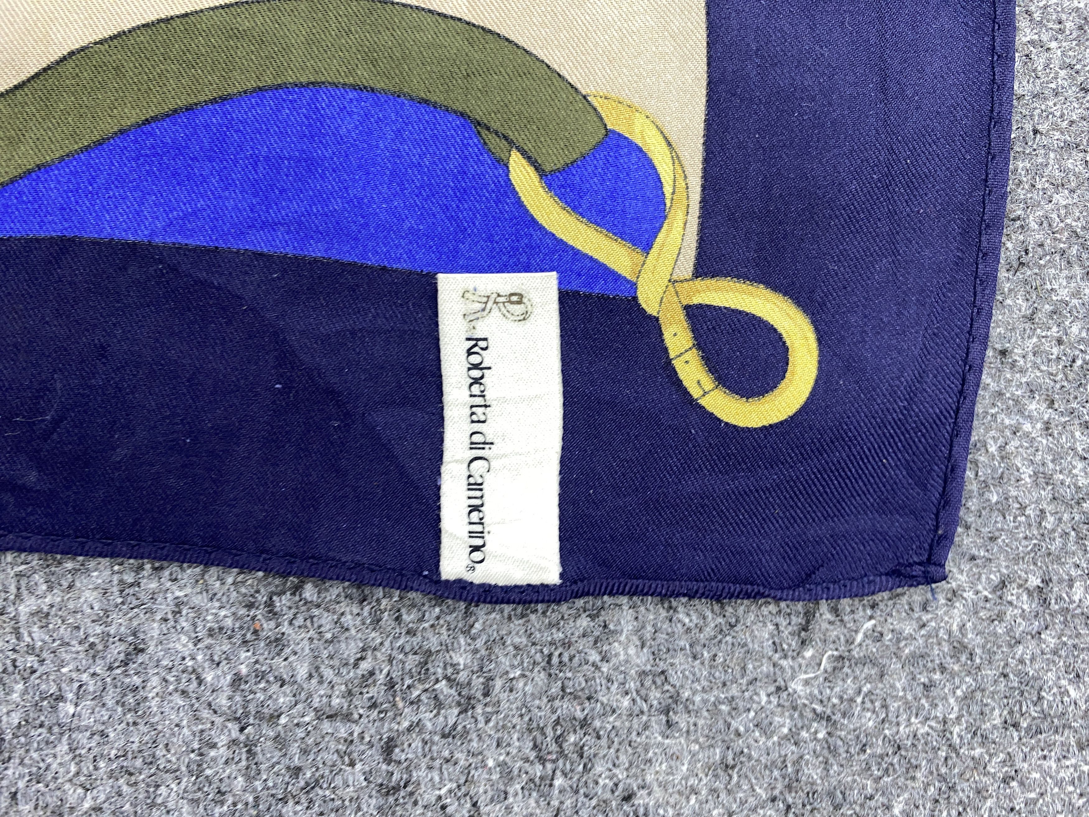Roberta di Camerino Roberta di Camerino Art Silk Scarf Muffler Silk Shawl SN0074 Size ONE SIZE - 7 Thumbnail