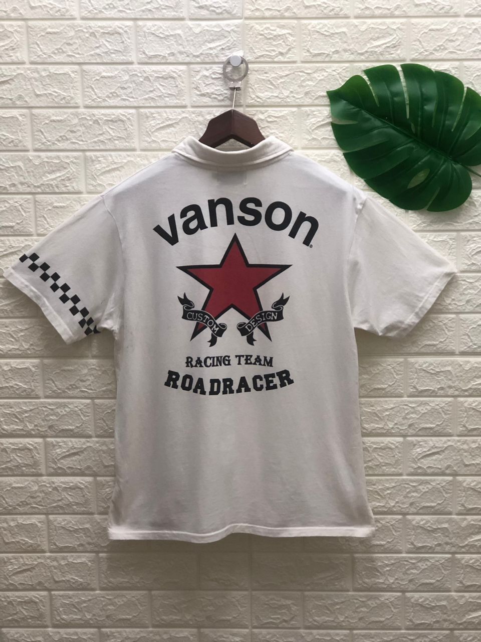 Vintage Vanson Leathers VANSON COTTON PRINTED POLOS Size US XL / EU 56 / 4 - 1 Thumbnail