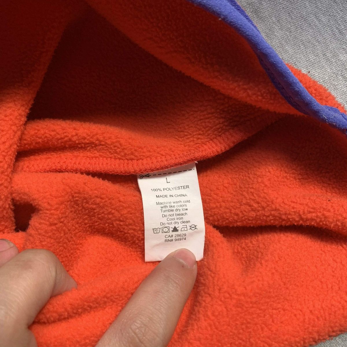 Stussy Vintage 80’s Stüssy Polar Fleece Crew Neck Sweatshirt Size US L / EU 52-54 / 3 - 4 Thumbnail