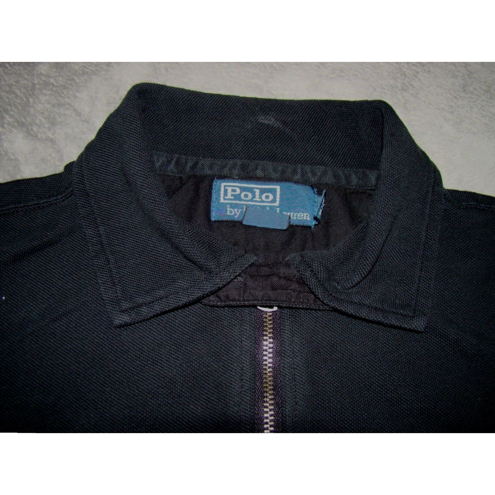 Polo Ralph Lauren VINTAGE Polo Ralph Lauren Shirt Mens M Black 1/4 Zip Long Sleeve Pocket Banded Size US M / EU 48-50 / 2 - 7 Thumbnail
