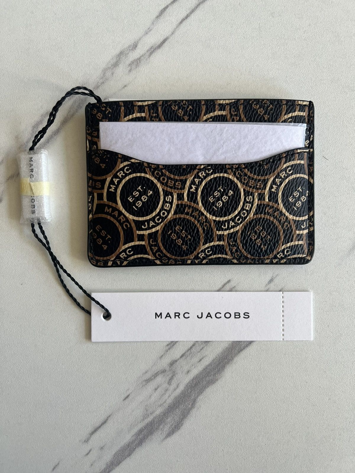 Marc Jacobs Card Holder Wallet with logos Size ONE SIZE - 1 Thumbnail