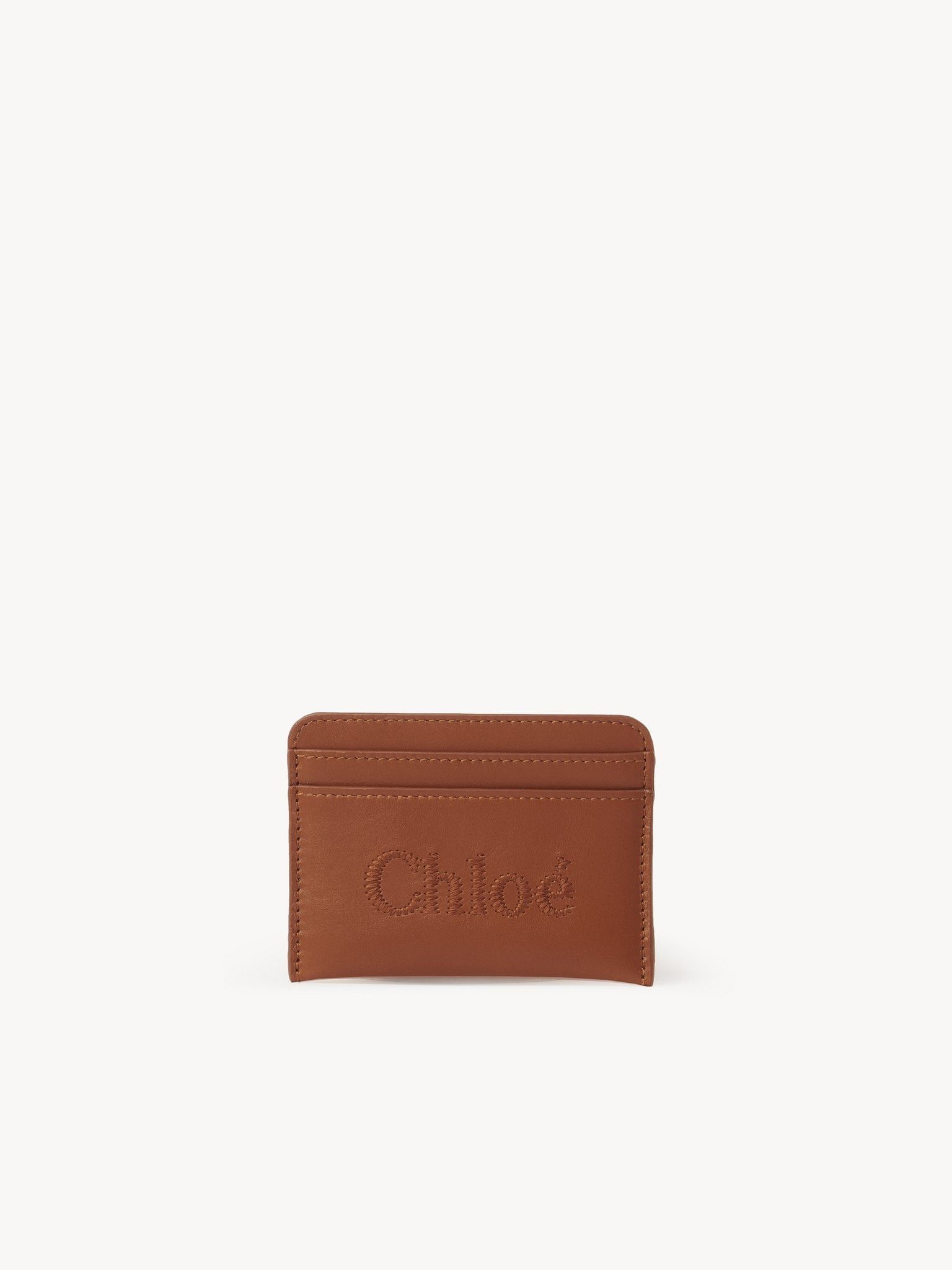 Chloe o1loc1c10226 Size: OS / Sense Card Holder in Caramel Size ONE SIZE - 1 Thumbnail