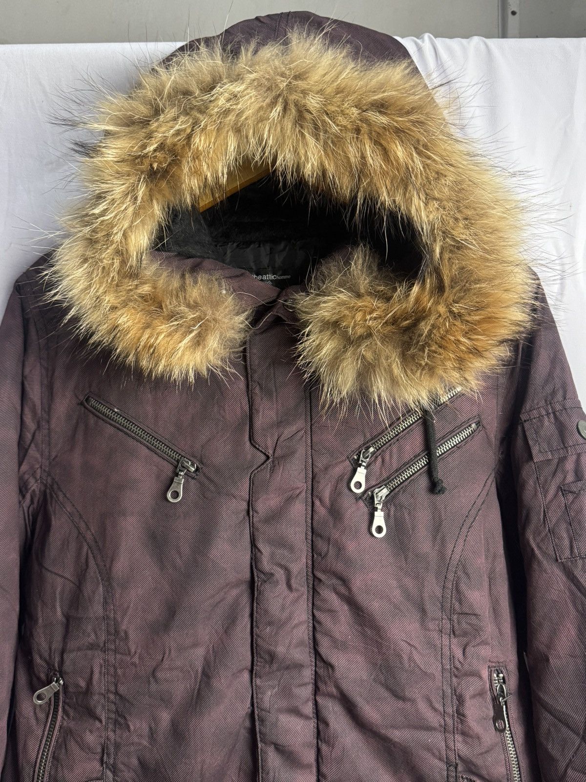 Le Grande Bleu (L.G.B.) INTHEATTIC FUR JACKET SEDITIONARIES PUNK STYLE Size US M / EU 48-50 / 2 - 3 Thumbnail