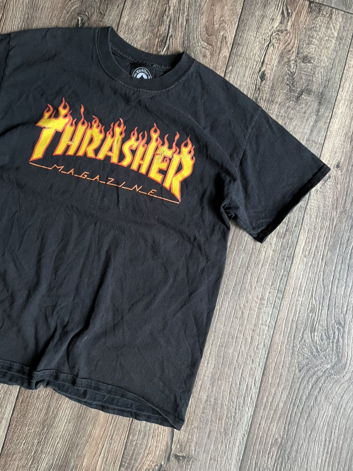 Thrasher × Vintage Vintage Thrasher Flame Logo Tee Size US M / EU 48-50 / 2 - 2 Thumbnail