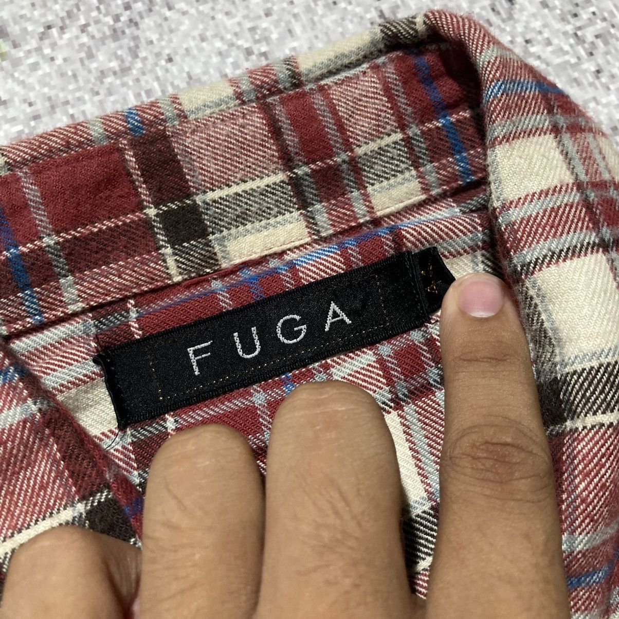 GOSTAR DE FUGA 🇯🇵 2000s Gostar De Fuga Flanel Plaid Shirt Button Up Punk Size US S / EU 44-46 / 1 - 14 Thumbnail