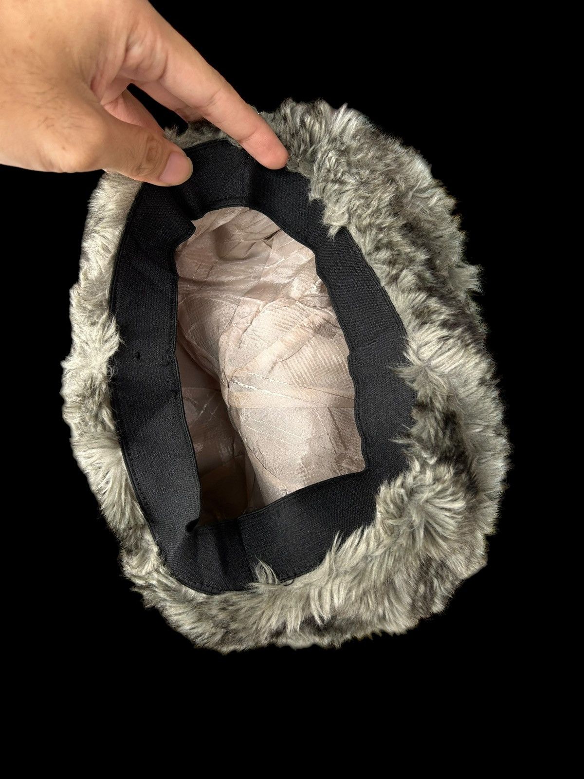 Japanese Brand × Kapital × Vintage Japanese Mohawak Hairy Fur Beanie Hats Rare ☠️☠️ Size ONE SIZE - 5 Thumbnail