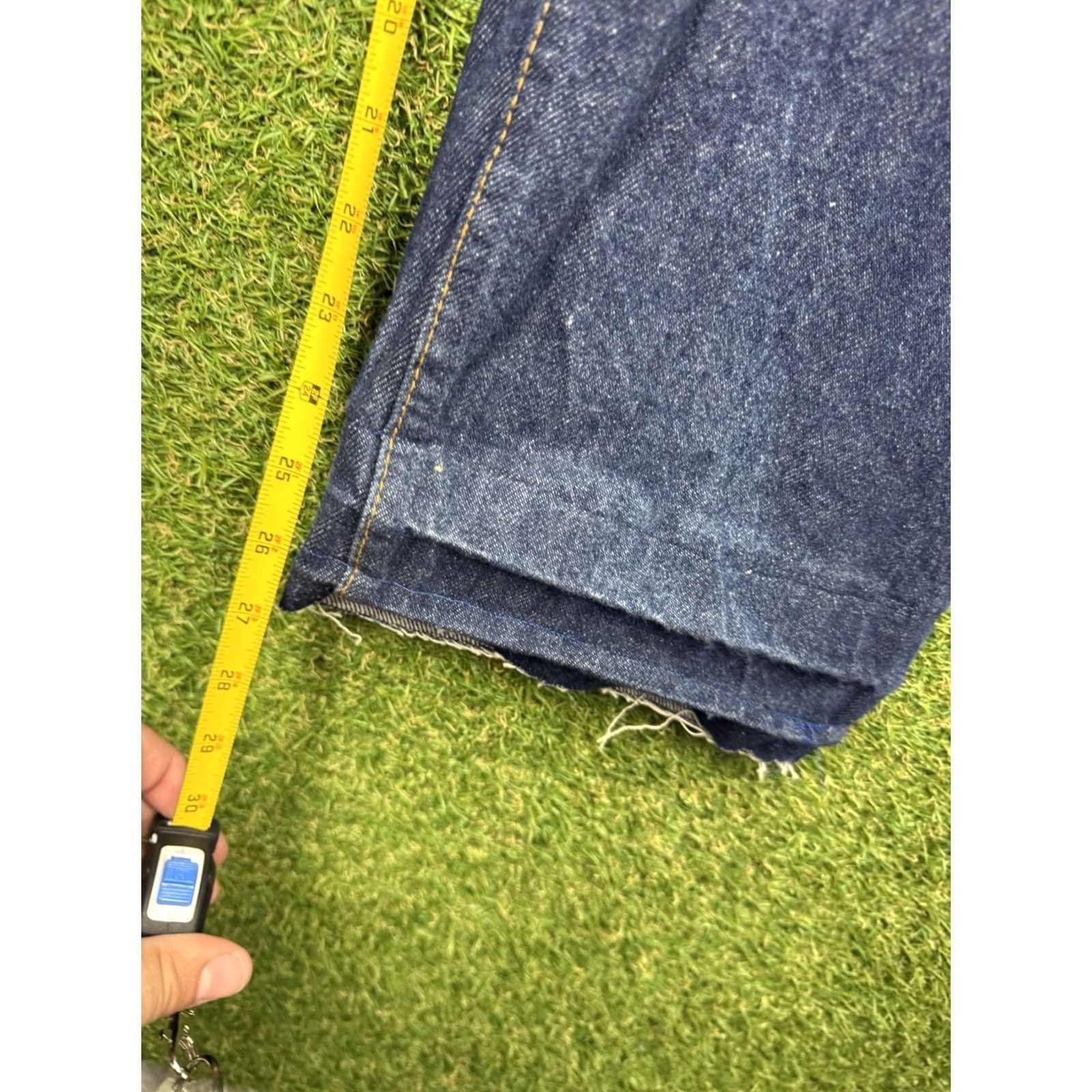 Levi's VINTAGE Levi's 505 Jeans Mens 40x30 Dark Wash Straight Denim Workwear 90s Mens Jeans Size US 40 / EU 56 - 3 Thumbnail