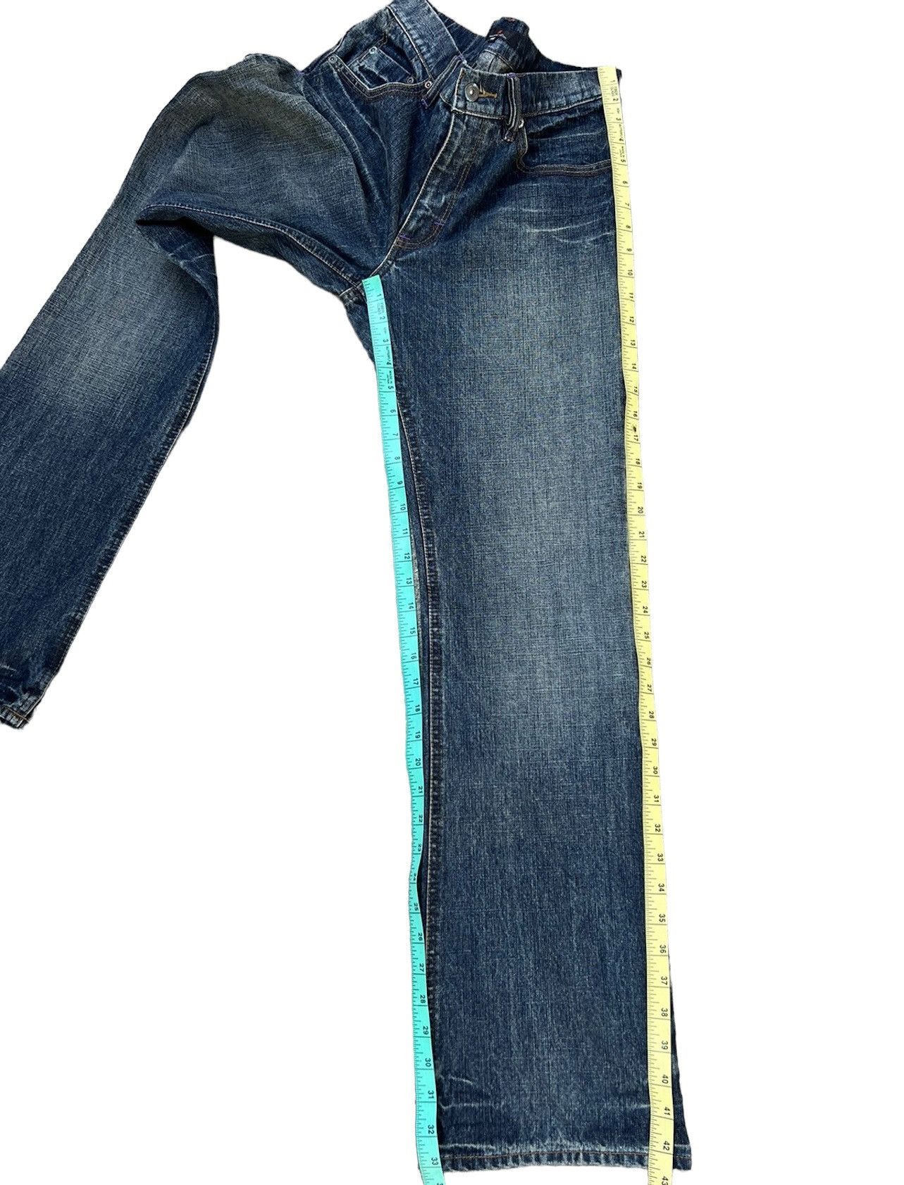 Vintage Vintage Custom Culture Japan Fade Denim Flare Jeans Size US 30 / EU 46 - 5 Thumbnail