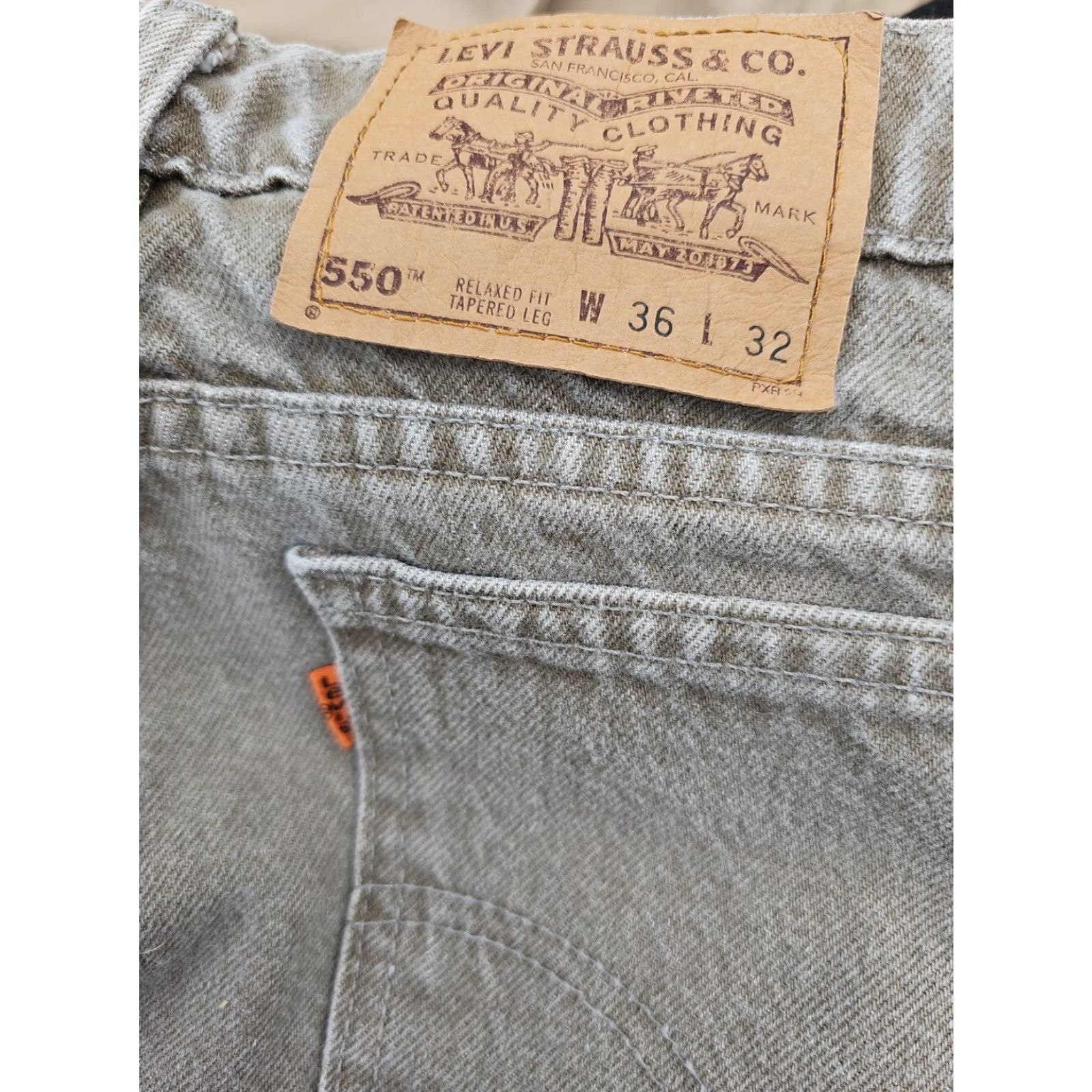 Levi's VINTAGE Levi’s 550 Jeans Men Shirt? Size US 36 / EU 52 - 5 Thumbnail