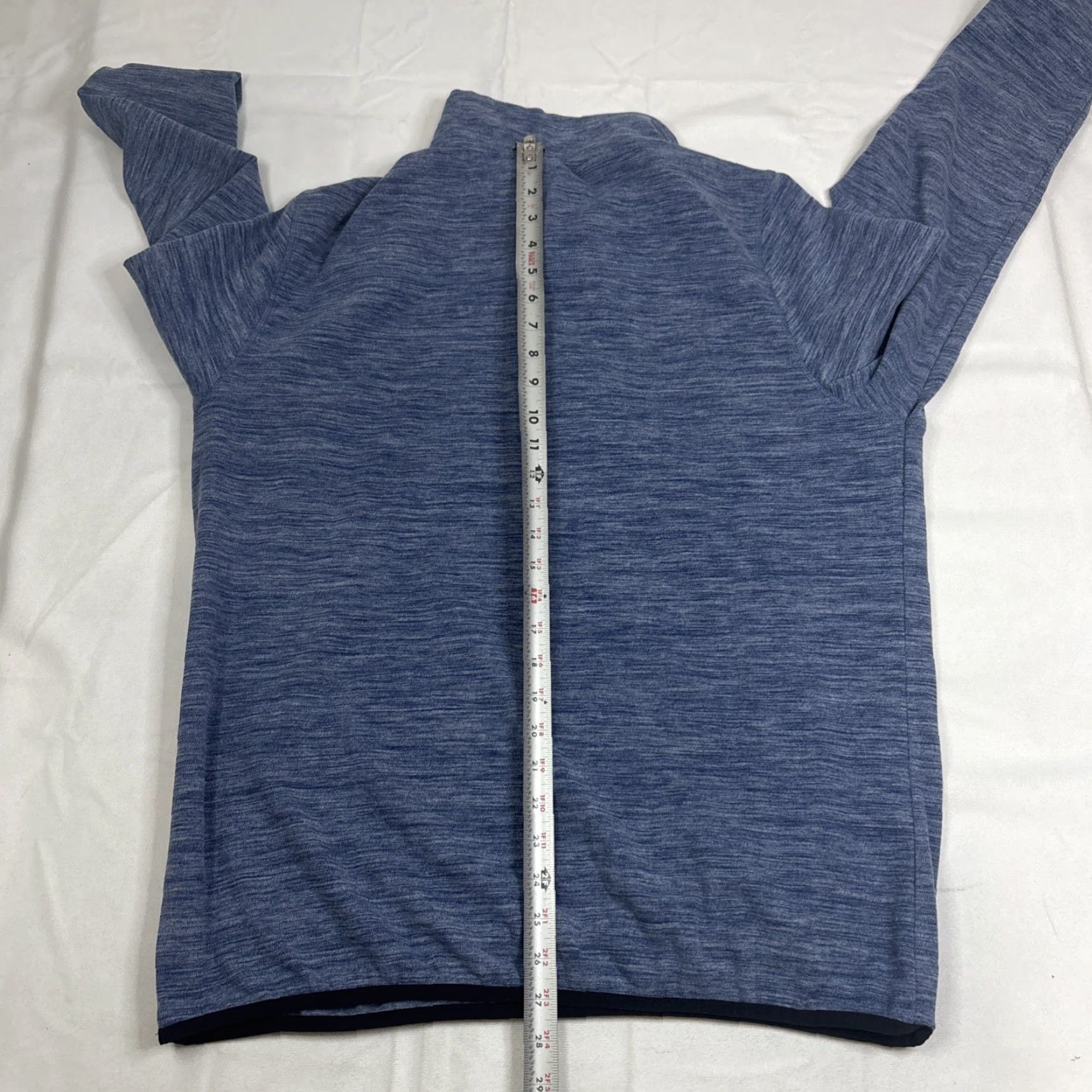 Avalanche Avalanche Mens Large Blue Quarter Zip Sweater Stand Up Collar Casual Size US L / EU 52-54 / 3 - 6 Thumbnail
