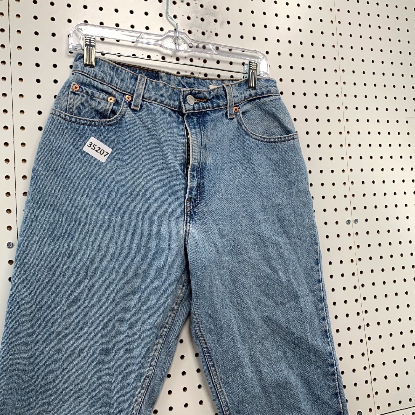 Levi's VINTAGE Levi's 550 Jeans Women 10 Blue Denim Relaxed Tapered 29x30 90s Size 32" / US 10 / IT 46 - 4 Thumbnail