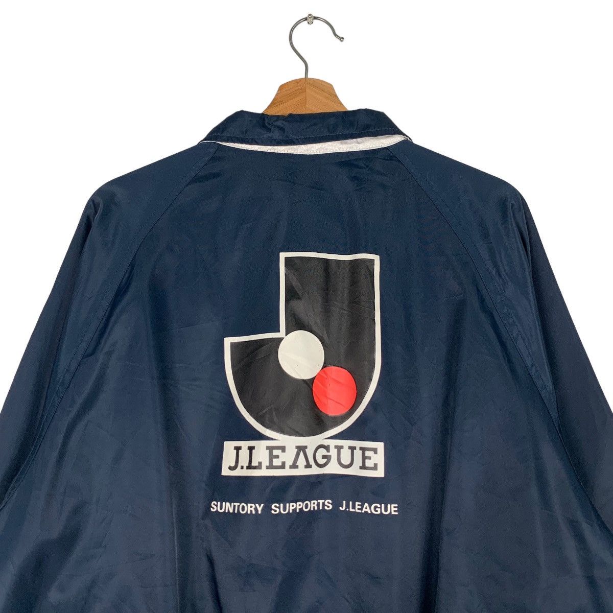 Japanese Brand JAPAN LEAGUE Big Logo Reversible Coach Jacket #0848-C38 Size US L / EU 52-54 / 3 - 2 Thumbnail