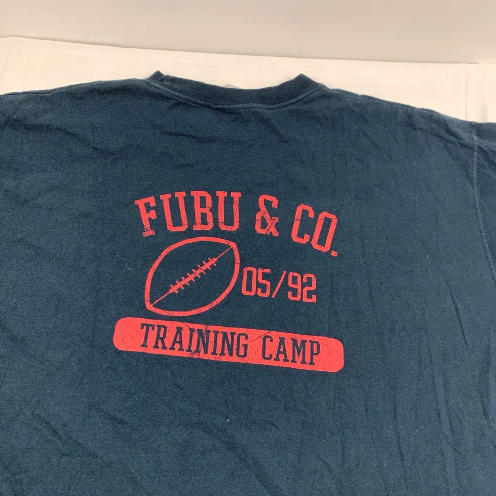 Fubu VINTAGE Fubu Training Camp T Shirt Adult XL Black 90s Y2K Fubu Collection Mens Shirt XL Black 90s Y2K Size US XL / EU 56 / 4 - 2 Thumbnail