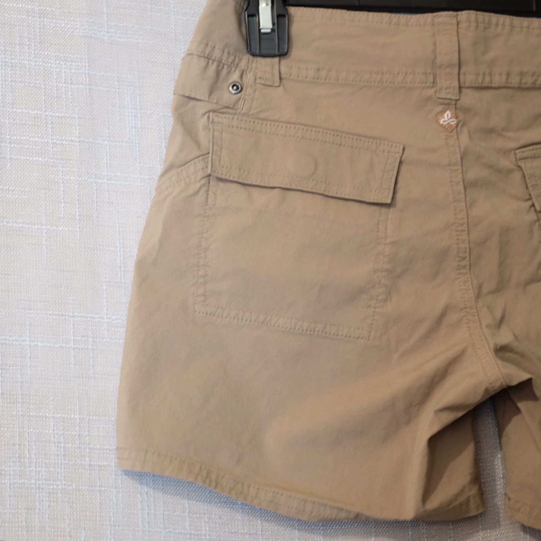 Prana PrAna Hiking Shorts Stretch Tan Outdoor Lightweight Womens 4 Size 27" / US 4 / IT 40 - 6 Thumbnail