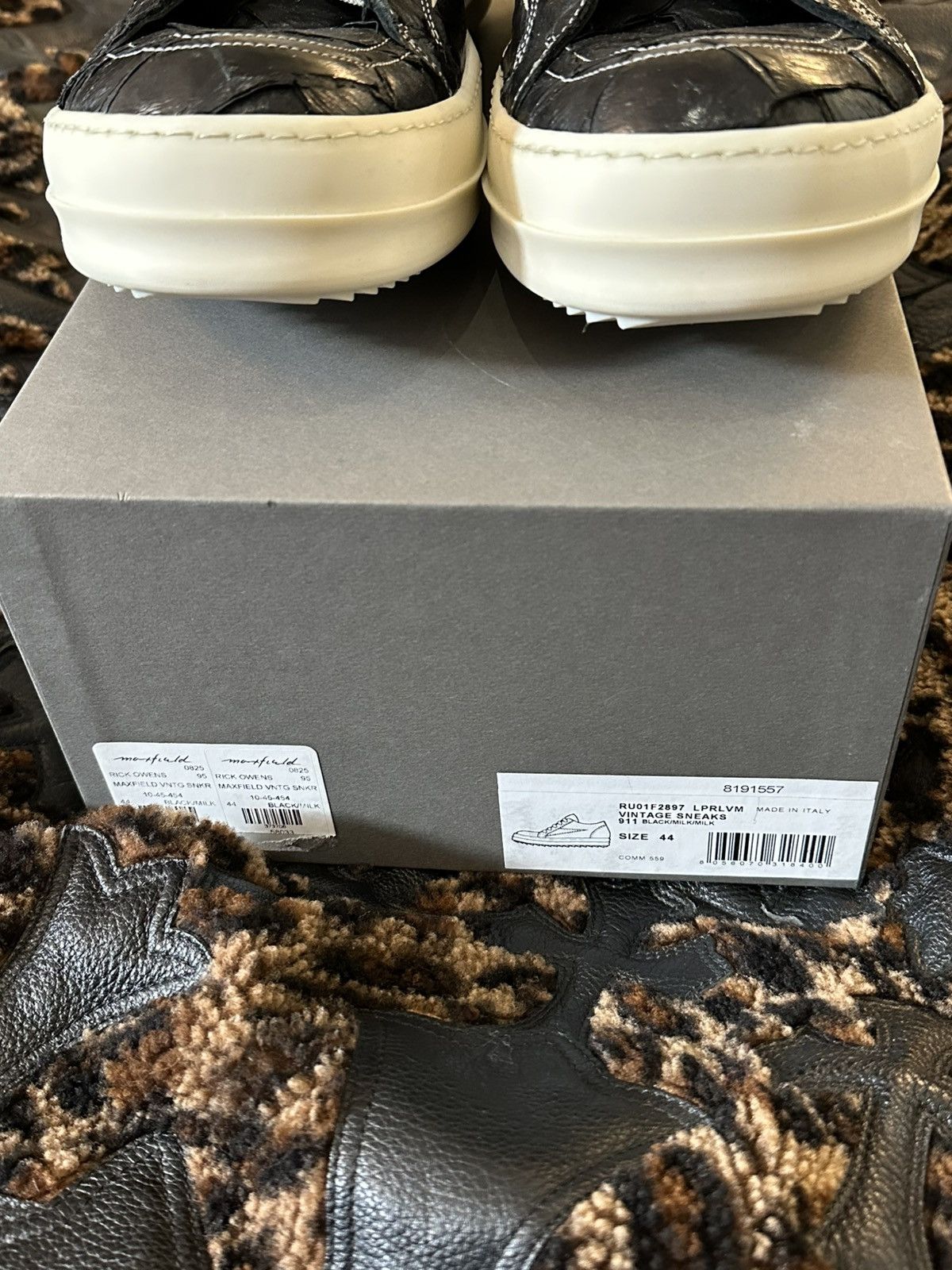 Rick Owens RICK OWENS 1-24 VANS MAXFIELD Size US 11 / EU 44 - 4 Thumbnail
