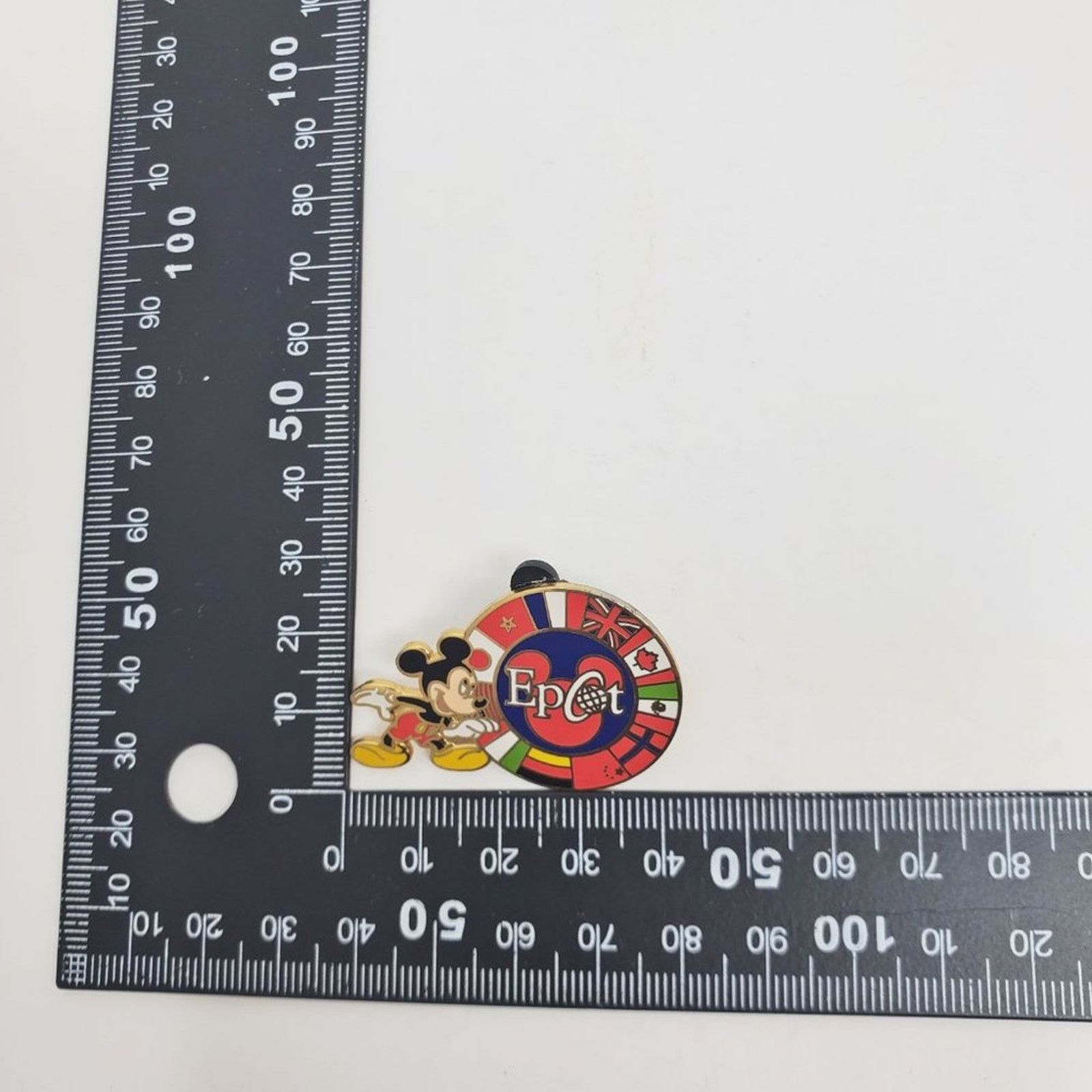 Disney Disney Parks WDW Mickey EPCOT Enamel Circle Flags Pin ERROR Size ONE SIZE - 10 Thumbnail