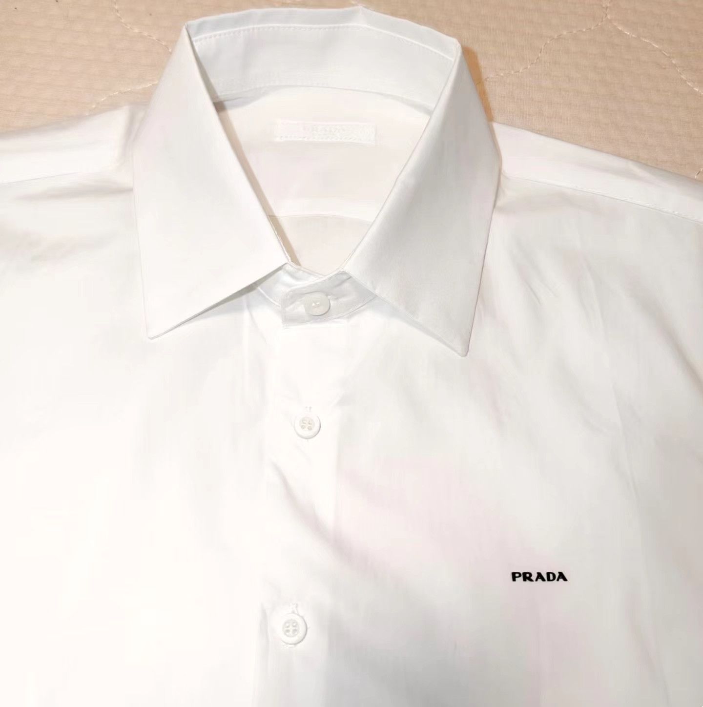 Prada Prada rubberized logo long-sleeve shirt Size US S / EU 44-46 / 1 - 3 Thumbnail