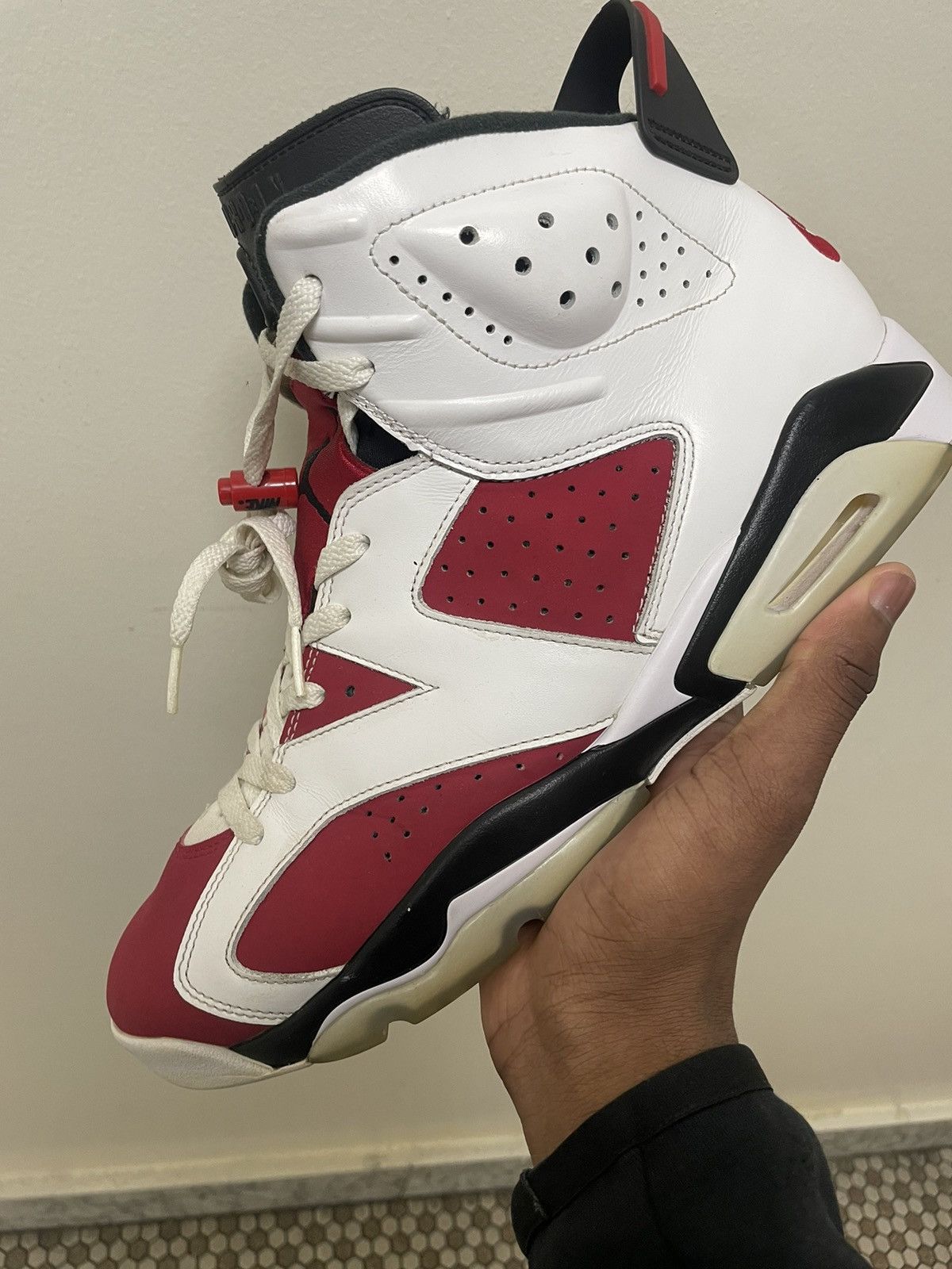 Jordan Brand × Nike Air Jordan 6 carmine size 13 Size US 12 / EU 45 - 1 Thumbnail
