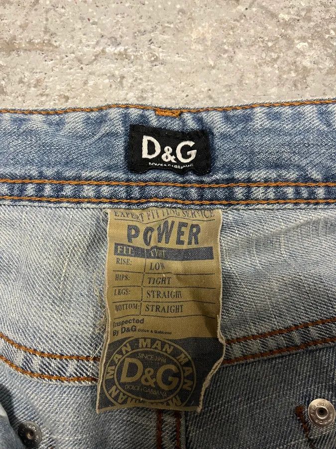 Dolce & Gabbana 2000s Dolce & Gabbana Patches Blue Denim Jeans Size US 31 - 12 Thumbnail