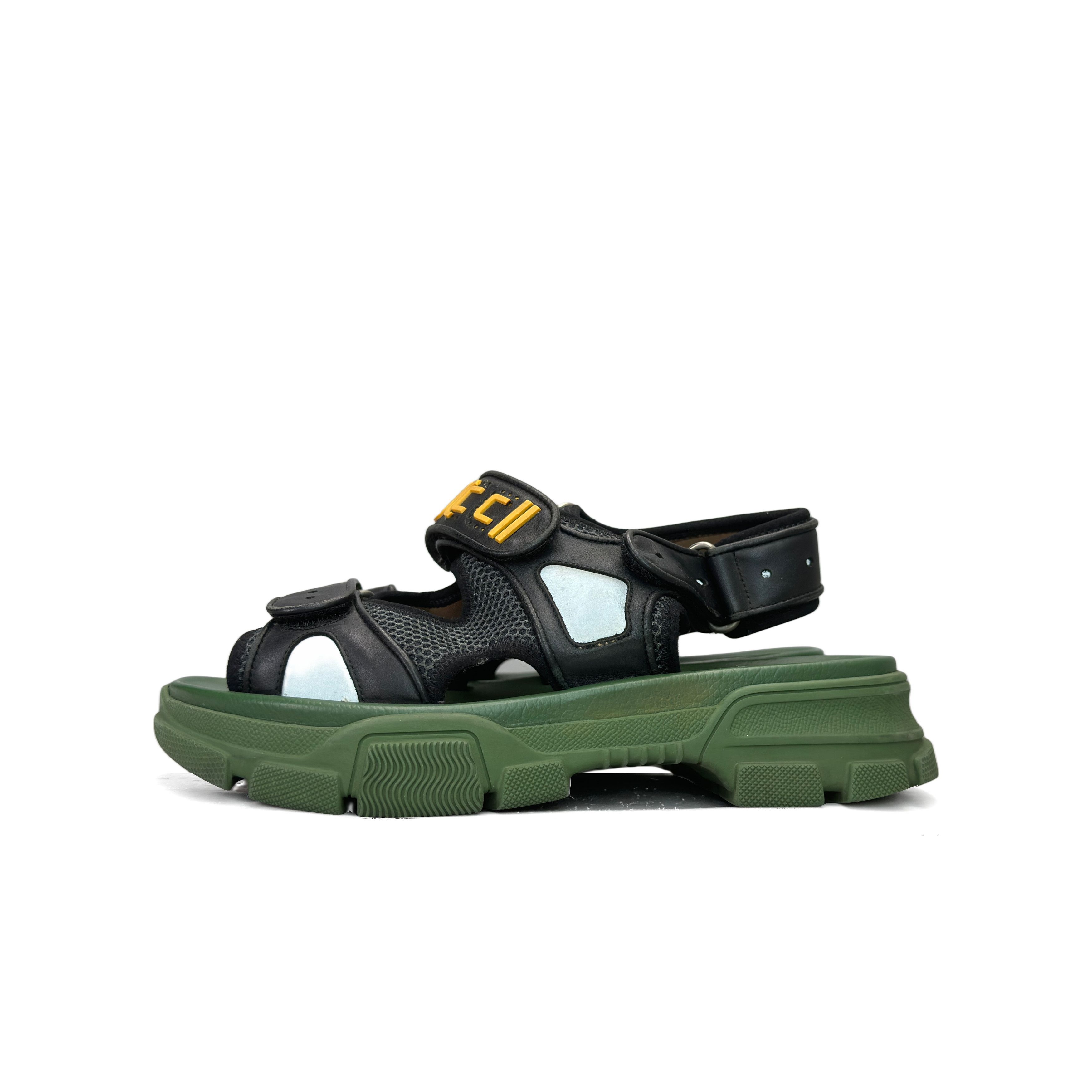 Gucci Gucci Logo Strap Sandals Size US 7 Size US 7 / EU 40 - 1 Thumbnail