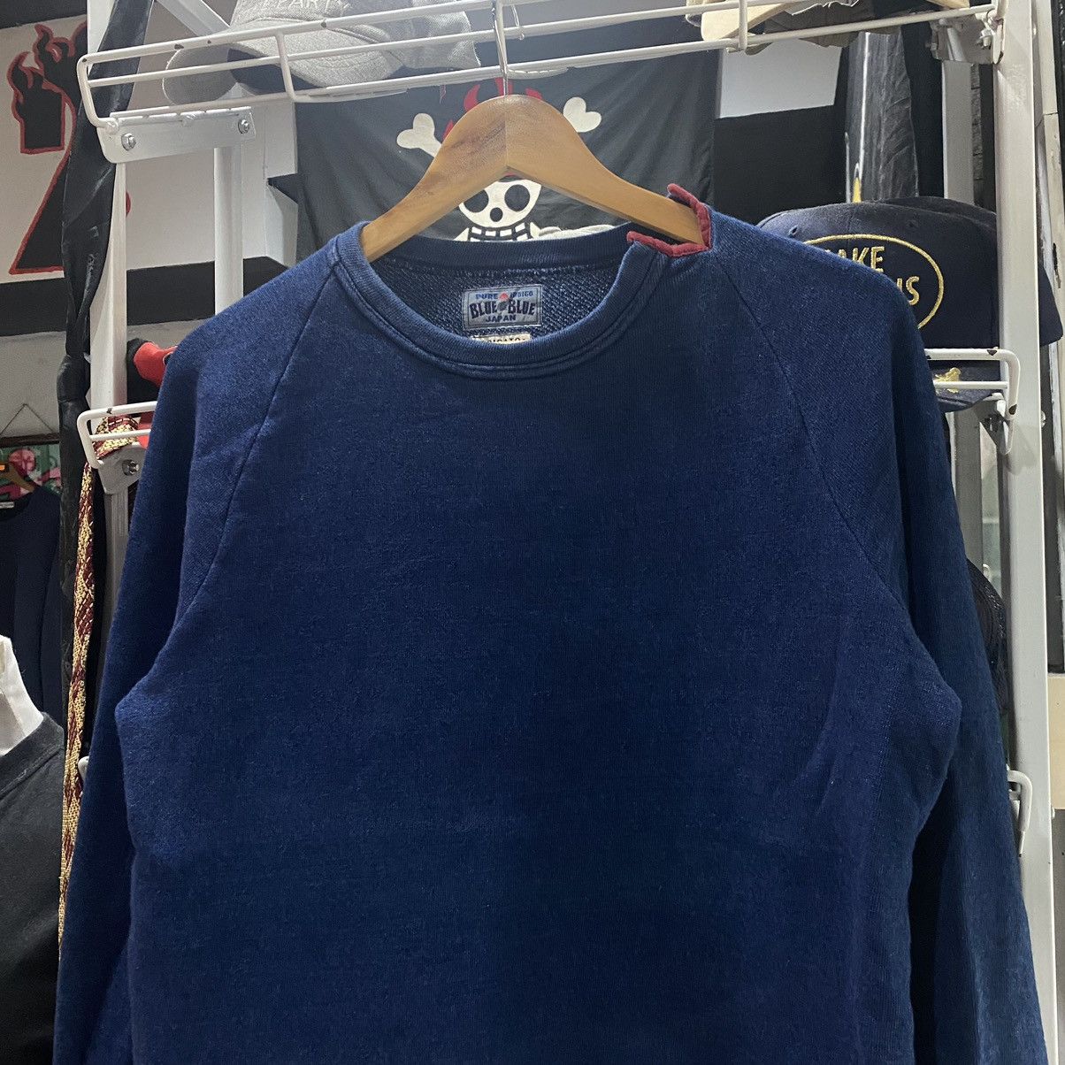 Blue Blue Japan Blue blue Japan. Patches sweatshirt in indigo blue. Size US S / EU 44-46 / 1 - 3 Thumbnail