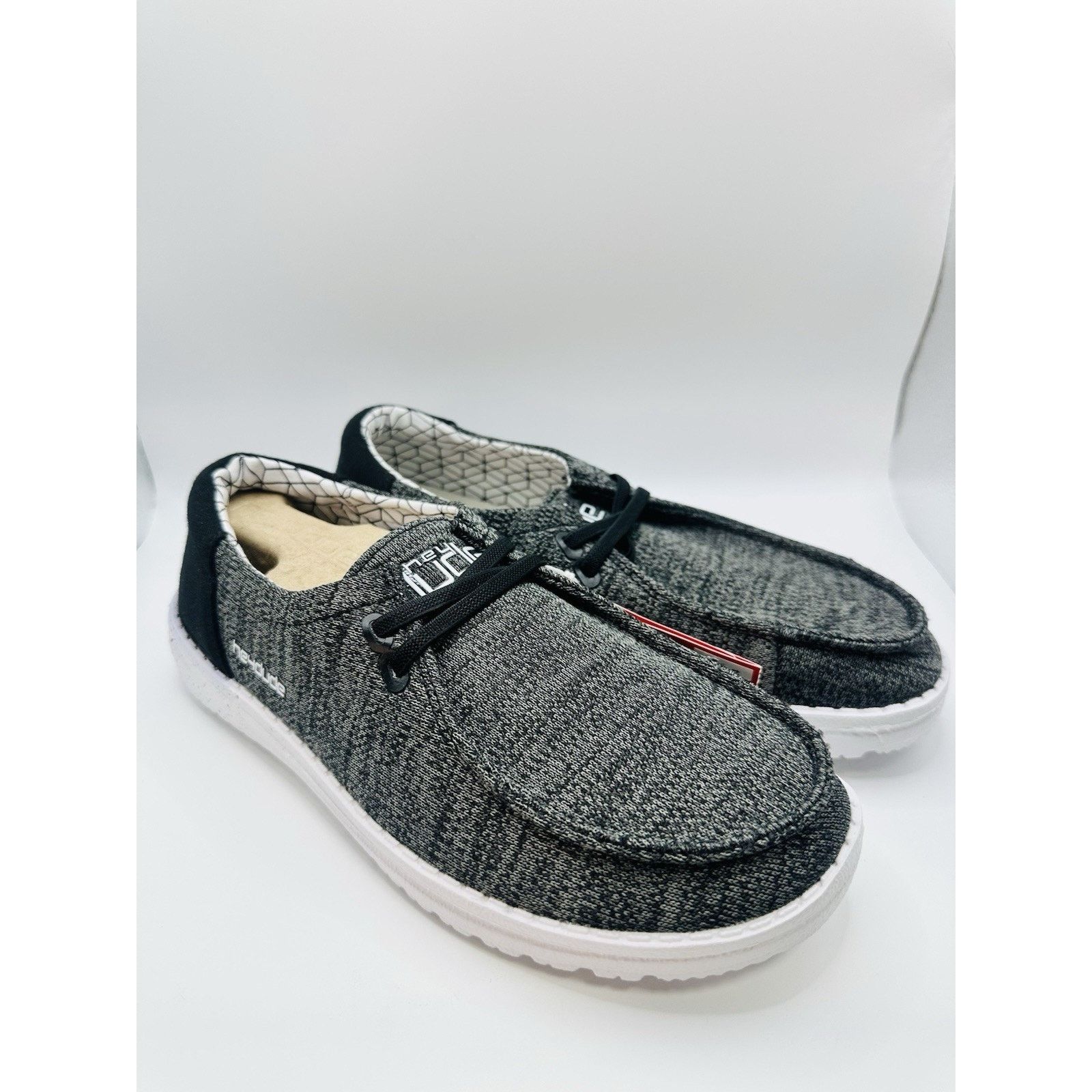 Other Size 7 - Hey Dude Women's Wendy Rise Sox-Total Black Silver Size US 7 / IT 37 - 2 Thumbnail