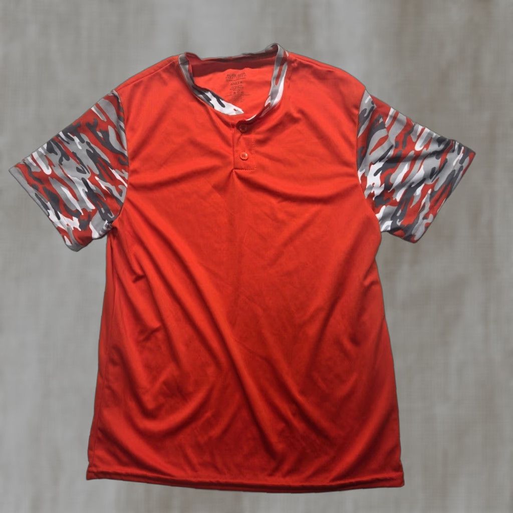 Augusta Sportswear VINTAGE Augusta Sportswear Polo Shirt Men Medium Orange Casual Athletic 80s Size US M / EU 48-50 / 2 - 1 Thumbnail