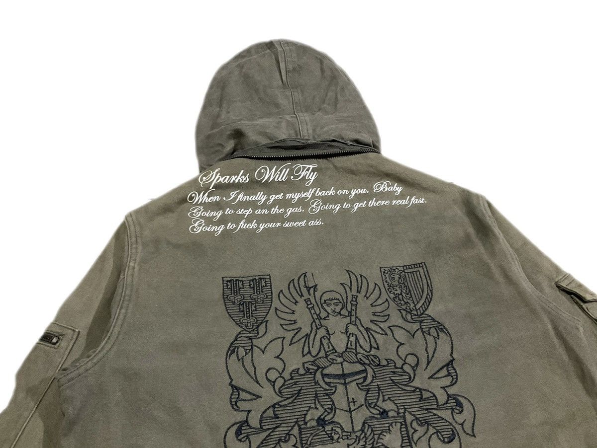GOSTAR DE FUGA 🔥Sick Y2K Fuga Poem Jacket Hooded Goth Punk Size US M / EU 48-50 / 2 - 3 Thumbnail