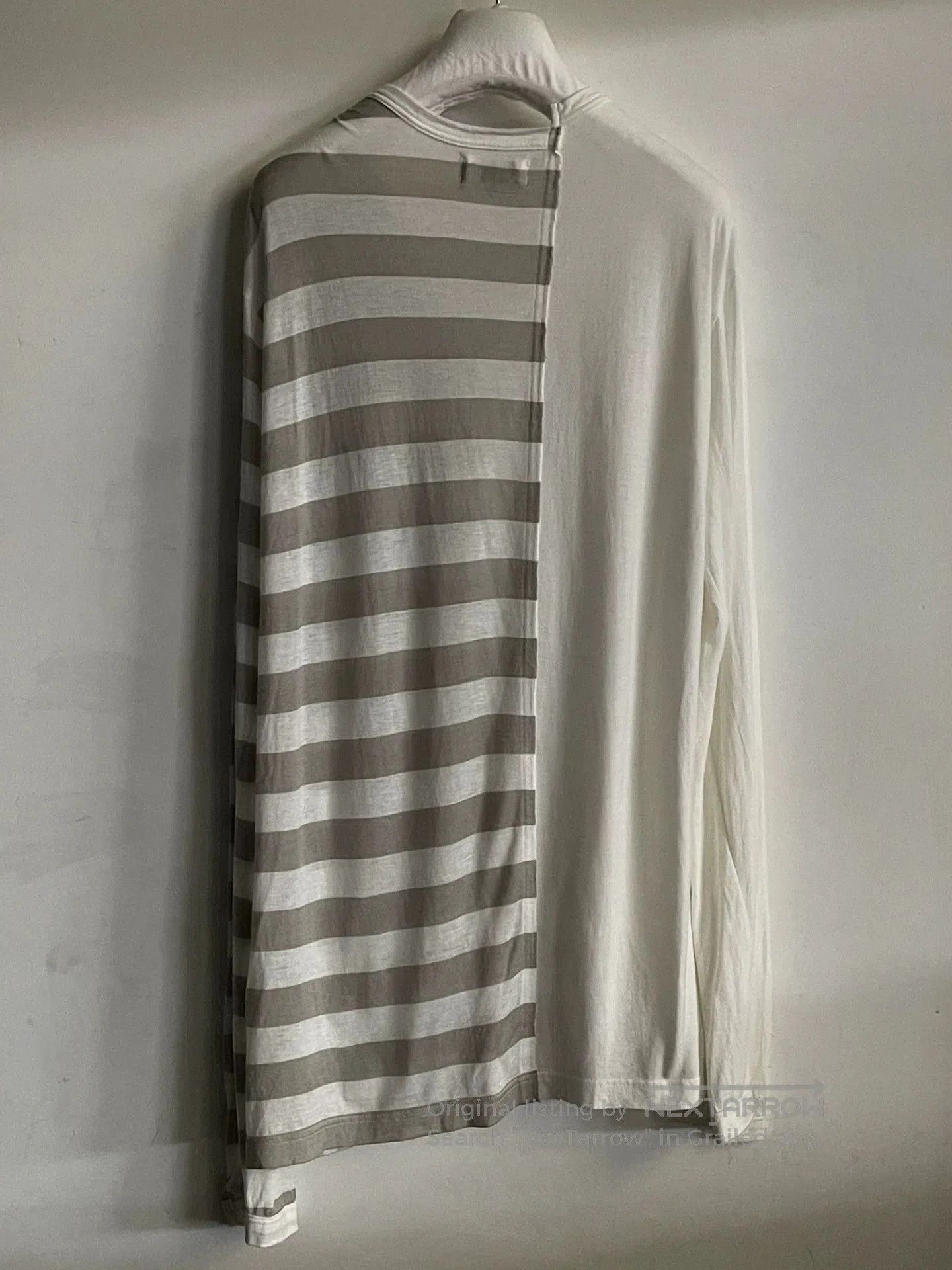 Yohji Yamamoto striped long sleeve base shirt. Size US M / EU 48-50 / 2 - 2 Thumbnail