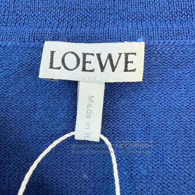 Loewe Loewe Color Block Wool Cardigan for Women . Size L / US 10 / IT 46 - 3 Thumbnail