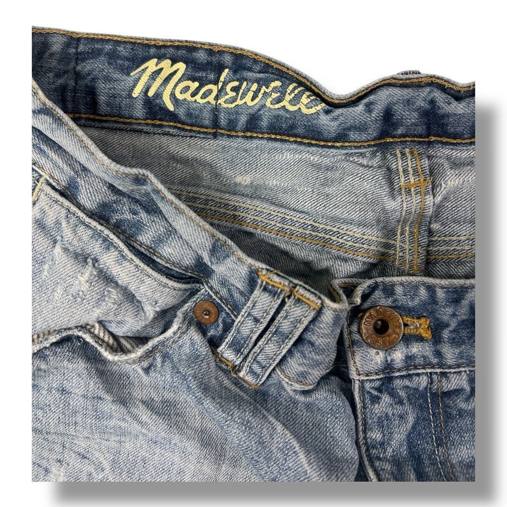 Madewell Madewell Distressed Cut Off Denim Shorts Size 26 Size 26" / US 2 / IT 38 - 2 Thumbnail