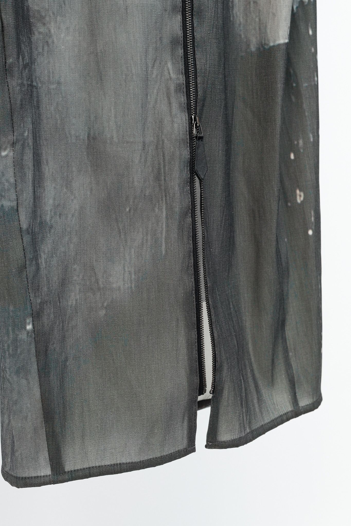 Annette Gortz SS/15 Dial Grey Graphic-Print Midi Dress