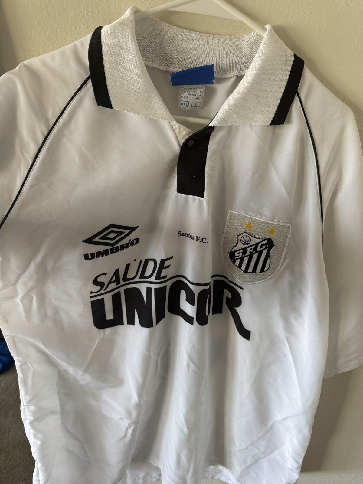 Umbro Santos F.C. Umbro Jersey 1997/98 (Brazil) Size US XL / EU 56 / 4 - 5 Thumbnail