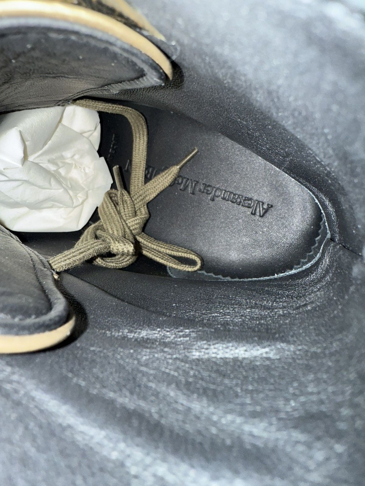 Alexander McQueen Alexander Mcqueen Ssense Exclusive Tread Slick Boots Size US 11.5 / EU 44-45 - 9 Thumbnail