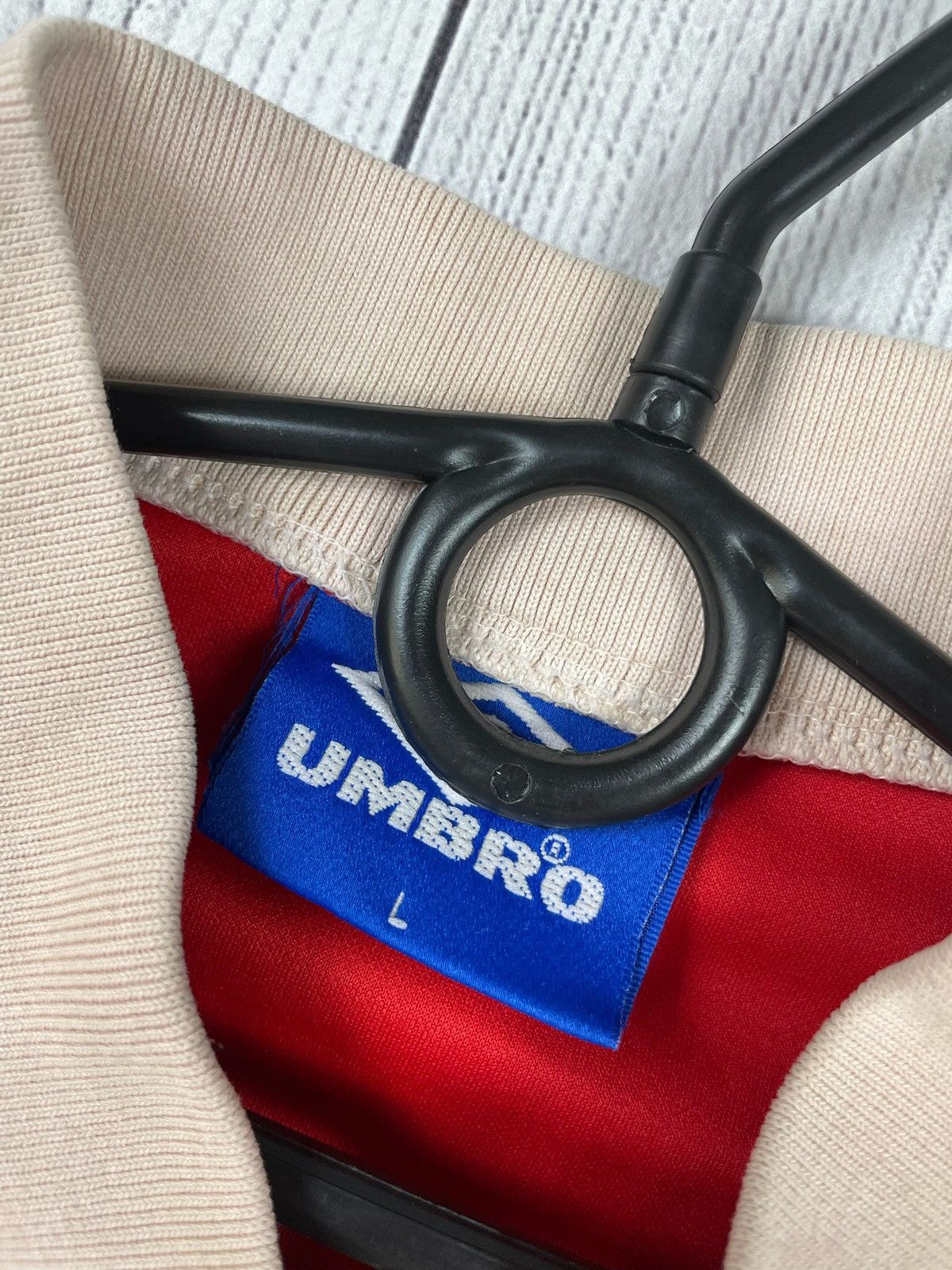 Umbro Vintage umbro soccer jersey long sleeve retro soccer team L Size US L / EU 52-54 / 3 - 6 Thumbnail